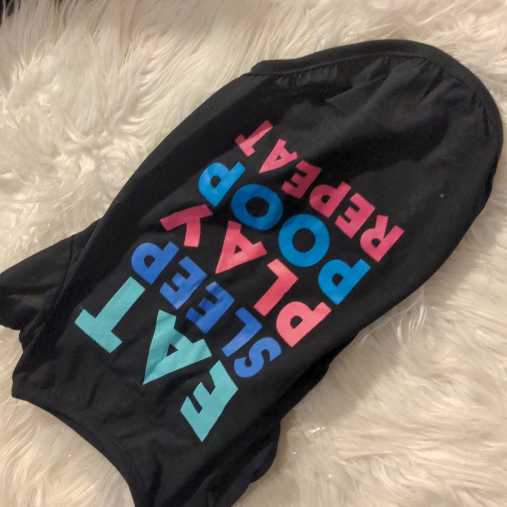 Eat sleep poop repeat dog shirt